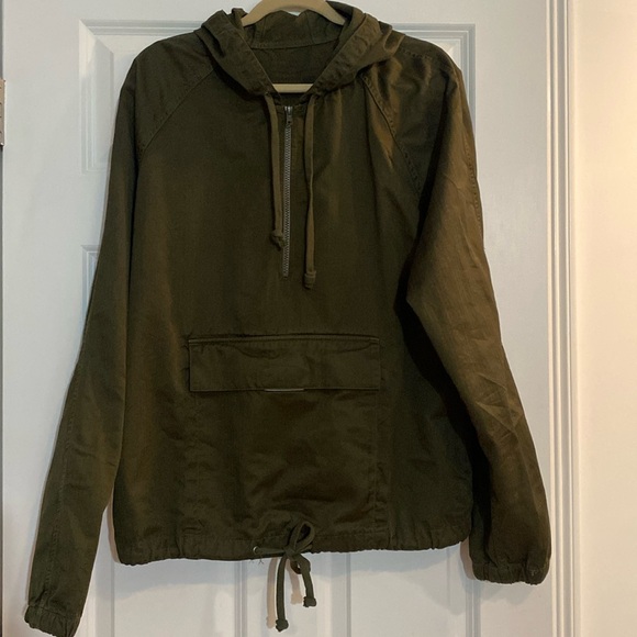 Like New New Balance X Save Khaki Utility Anorak - Picture 1 of 8